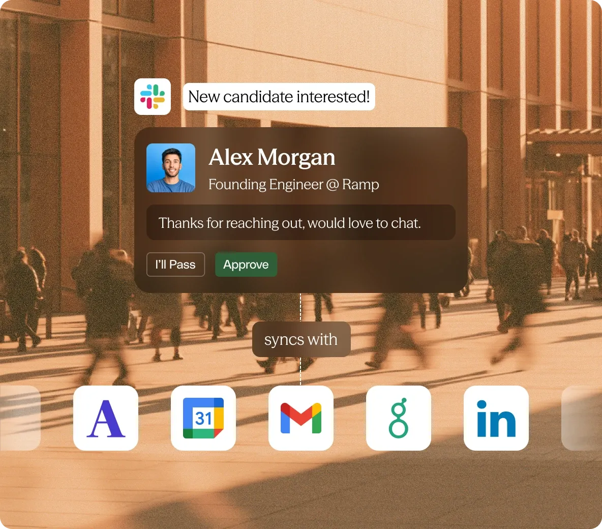 Integrated with your tools and Slack