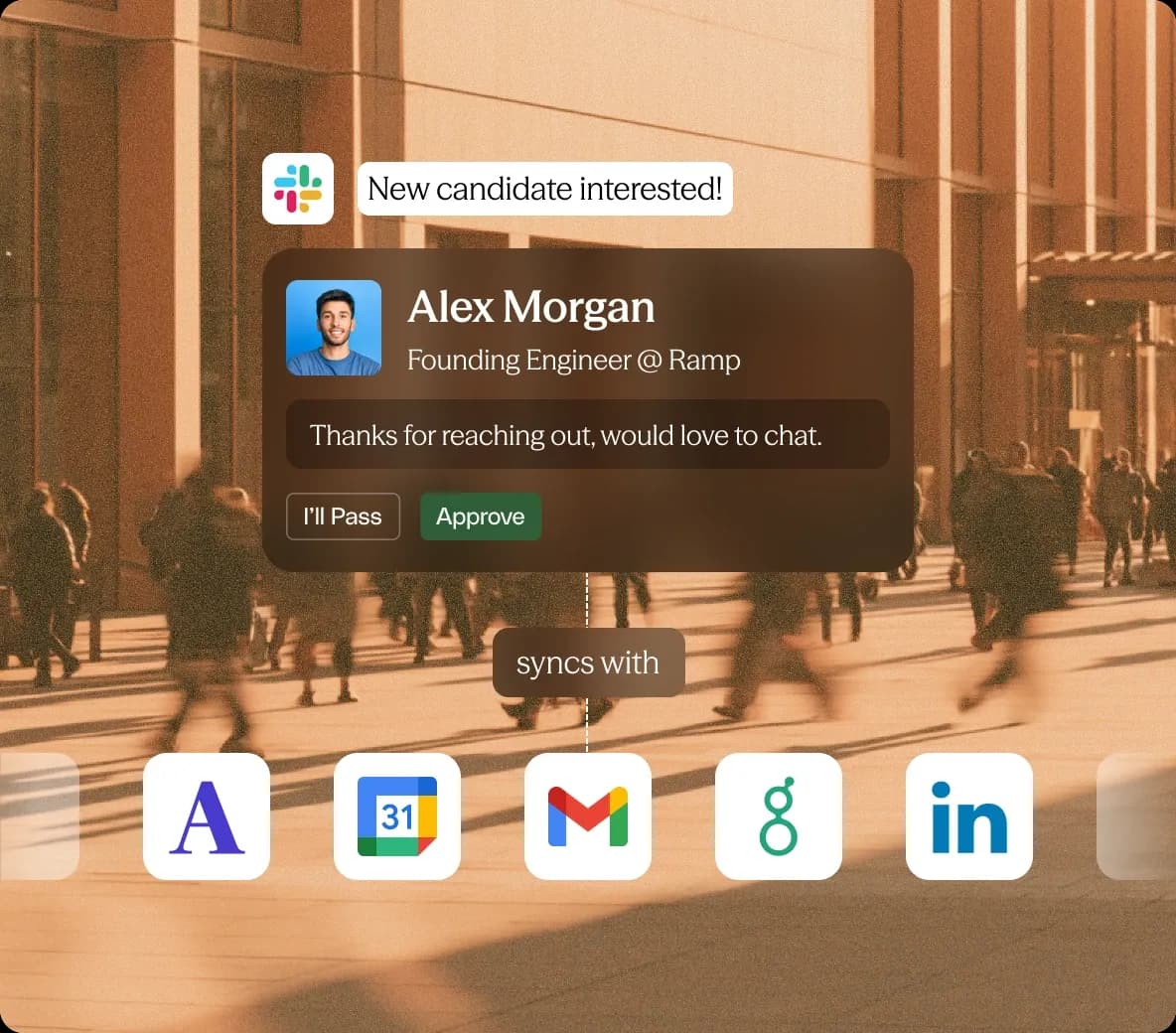 Integrated with your tools and Slack